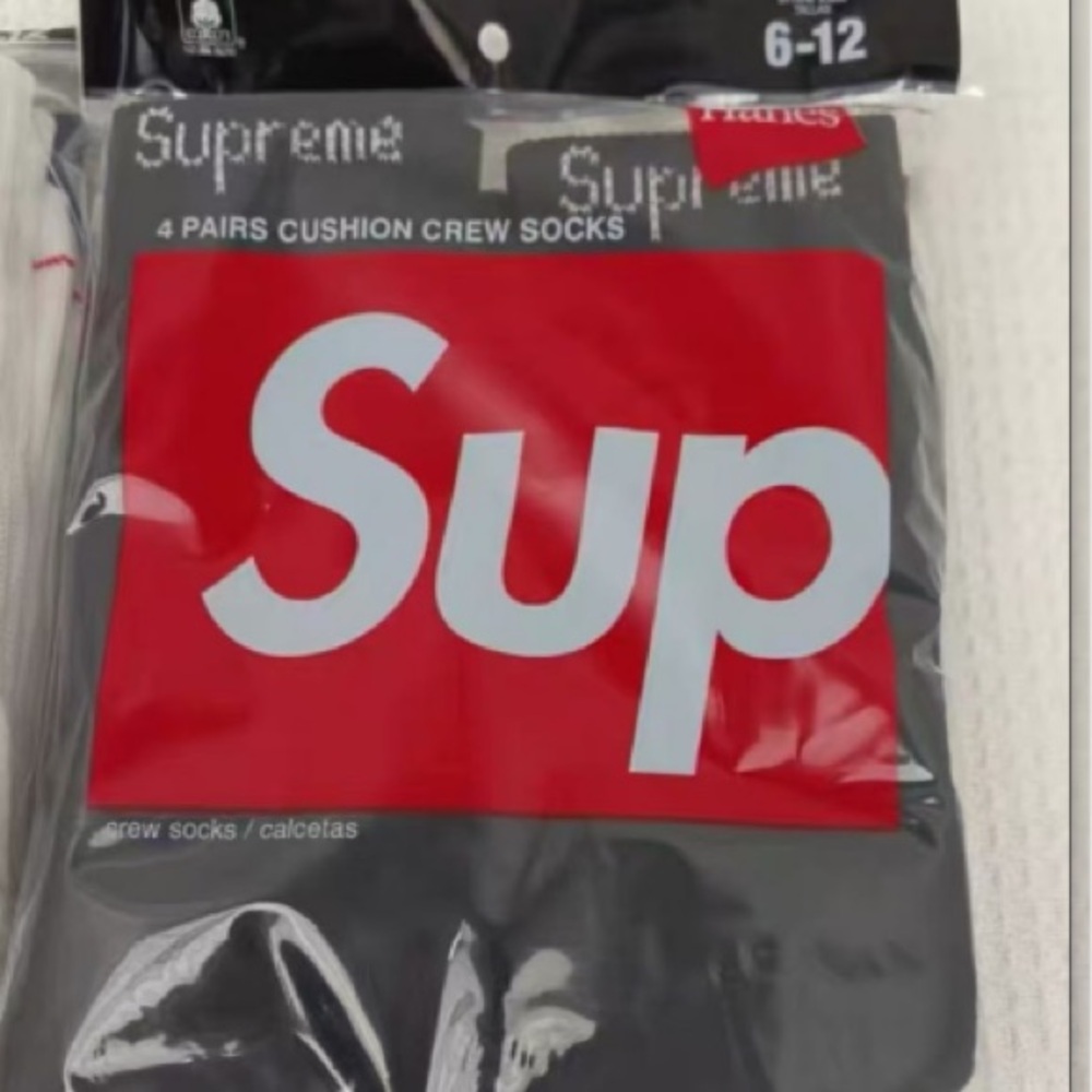Supreme socks White - Picture 1 of 4